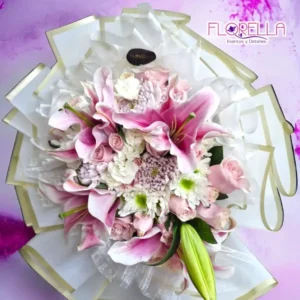 Bouquet Lily Pink Elegance