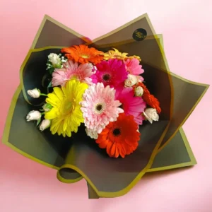 Bouquet Gerberas Color Splash