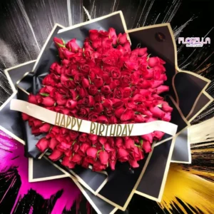 Bouquet Luxury Red Roses Premium