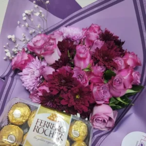 Bouquet Sweet Moments con Ferrero
