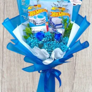 Bouquet Hot Wheels Blue Collection