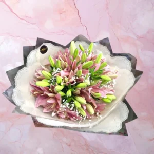 Bouquet Encanto Rosa de Lirios