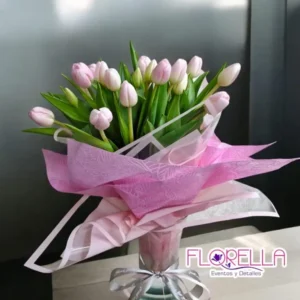 Bouquet Tulipanes Blush Premium