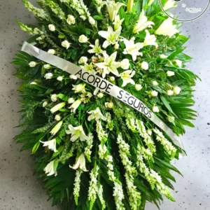 Lágrima Fúnebre Elegante Blanca
