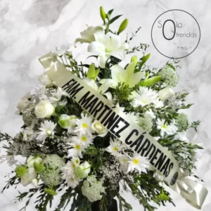 Arreglo de Condolencias Blanco
