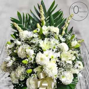 Arreglo Fúnebre Tradicional Blanco